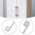 thumbnail image 1 of Tirador de armario moderno Tirador de armario liso para decoración del hogar (plata 128 mm) Ndcxsfigh Para estrenar, 1 of 8