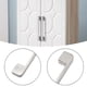thumbnail image 2 of Tirador de armario moderno Tirador de armario liso para decoración del hogar (plata 128 mm) JShteea Para estrenar, 2 of 8