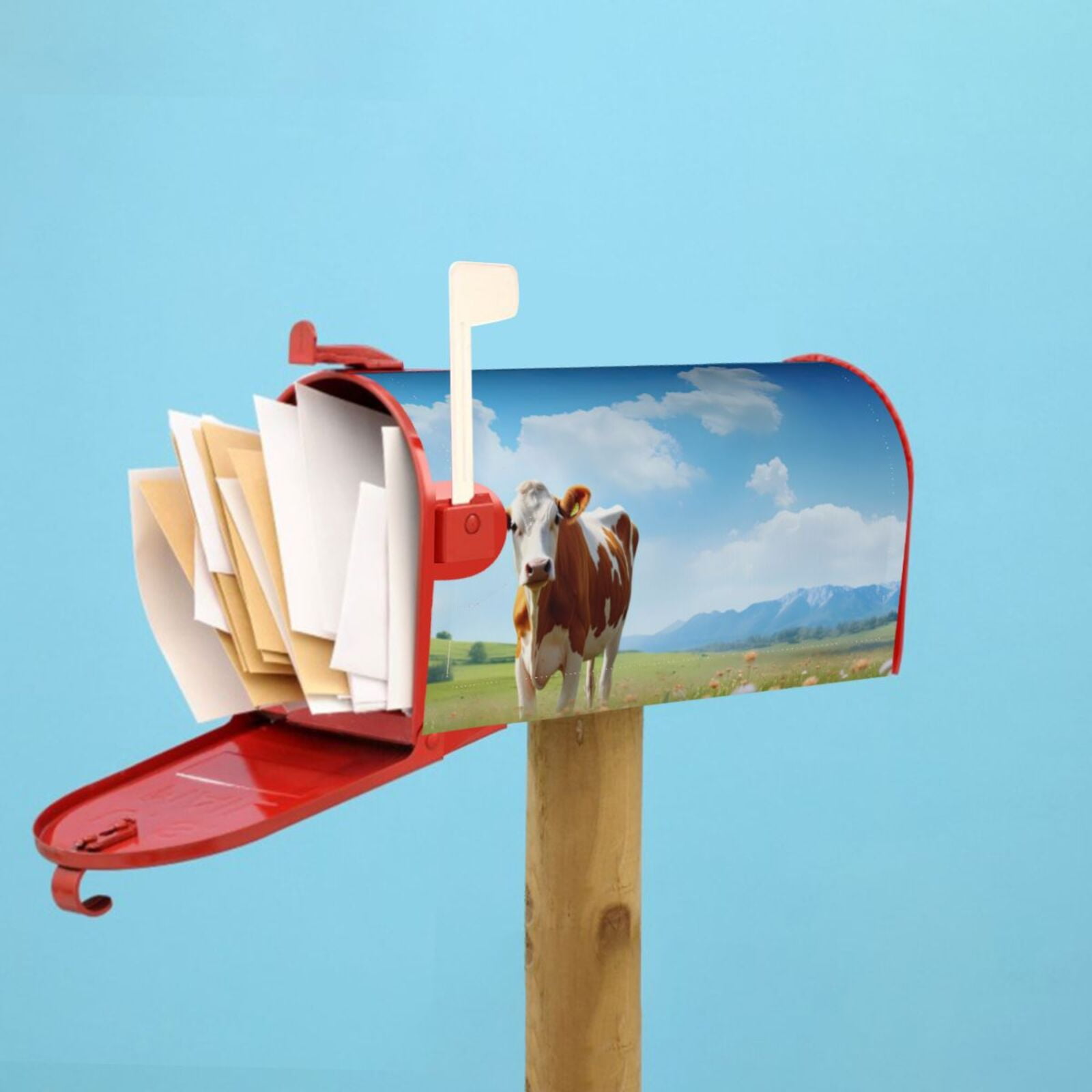 Kdxio Magnetic Mailbox Cover 21x18 in Mailbox Cover Outdoor Decoration Holiday Mailbox Covers for Home Garden Yard-21x18 in