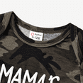 thumbnail image 3 of PatPat Family Matching Camo Letter Printed Short Sleeves Tops, 3 of 4