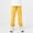 Yellow, variant on ITSAME Boys Girls Jogger Pants, Elastic Waist Active Fit Cotton Kids Casual Tapered Pants Khaki 4-5T