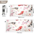 thumbnail image 3 of Coolnut Beautiful Ukiyoe Floral Fish Beach Towel Fast Drying Camping Towels Sand Free Beach Blanket Soft Absorbent Travel Sport Towel for Gym Bath Shower Swimming 30" x 60" Washcloth Gift, 3 of 7