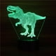 thumbnail image 3 of Toystoory Lámpara de cabecera de dinosaurio 3D Holograma Ilusión Luz nocturna con control remoto Iluminación y accesorios Toystoory HA020118-00, 3 of 6