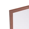 thumbnail image 6 of LiviNest Oversized Modern Wall Mirror: 60x30 Inch Large Rectangle Bathroom Mirror with Walnut Frame & Aluminum Border - Full-Length Decorative Mirror for Living Room Bedroom Entryway Vertical or Hori, 6 of 6
