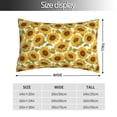 thumbnail image 2 of Kdxio Cotton Pillow Cases 20"x30" Pillowcases,Soft and Breathable Bedroom Pillow Cases-Sunflowers, 2 of 8