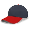 thumbnail image 2 of Pacific Headwear Coolportâ„¢ Mesh Hook-And-Loop Adjustable Cap 805M Navy/Red Os, 2 of 2