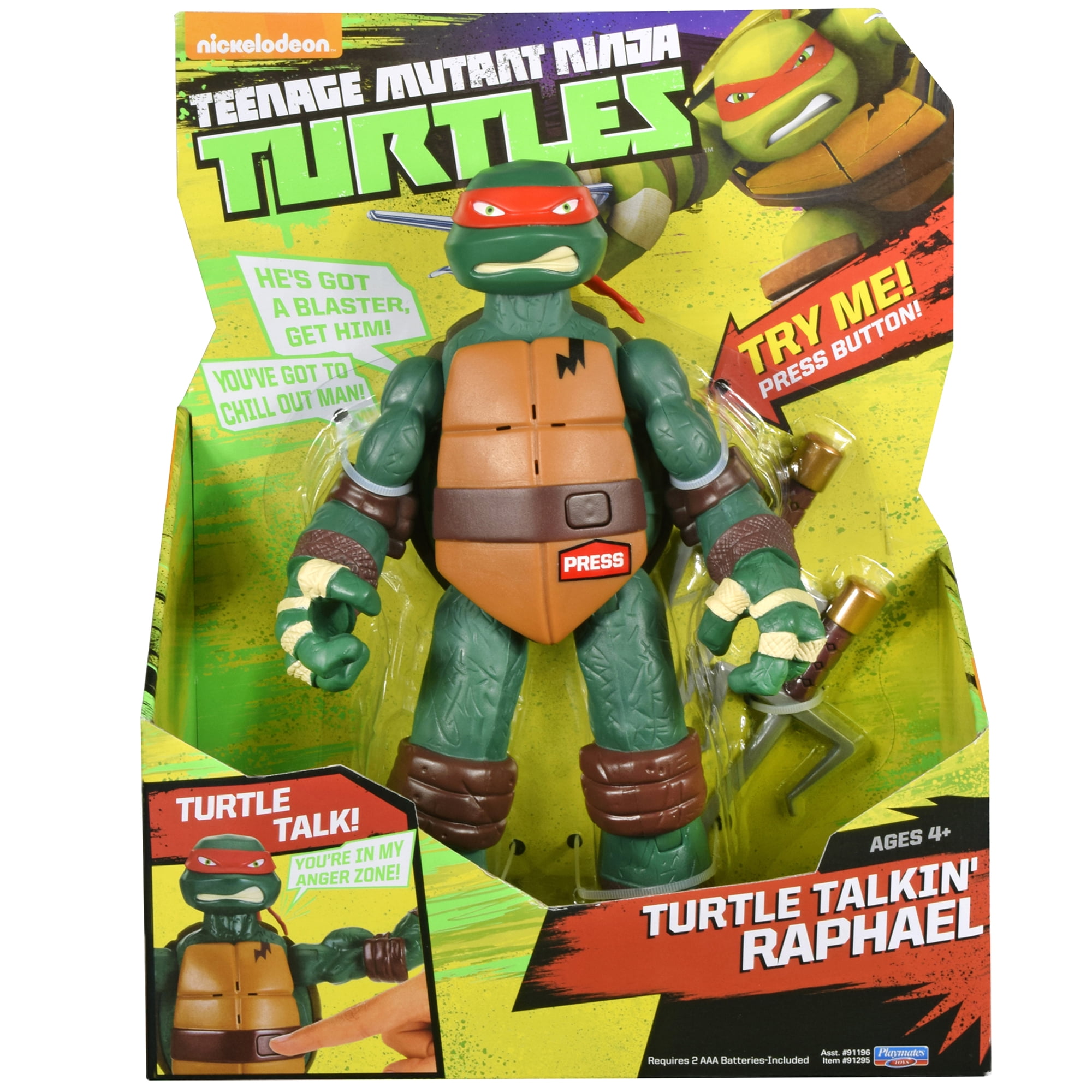 Tmnt Talking Raphael Tmnt Interactive Doll Neca Teenage Mutant Ninja Turtles In