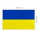 90 * 150cm Drapeau Ukrainien Drapeau National Bannière Bureau Activité Défilé Festival Décoration Ukraine Pays Drapeau – image 5 sur 5