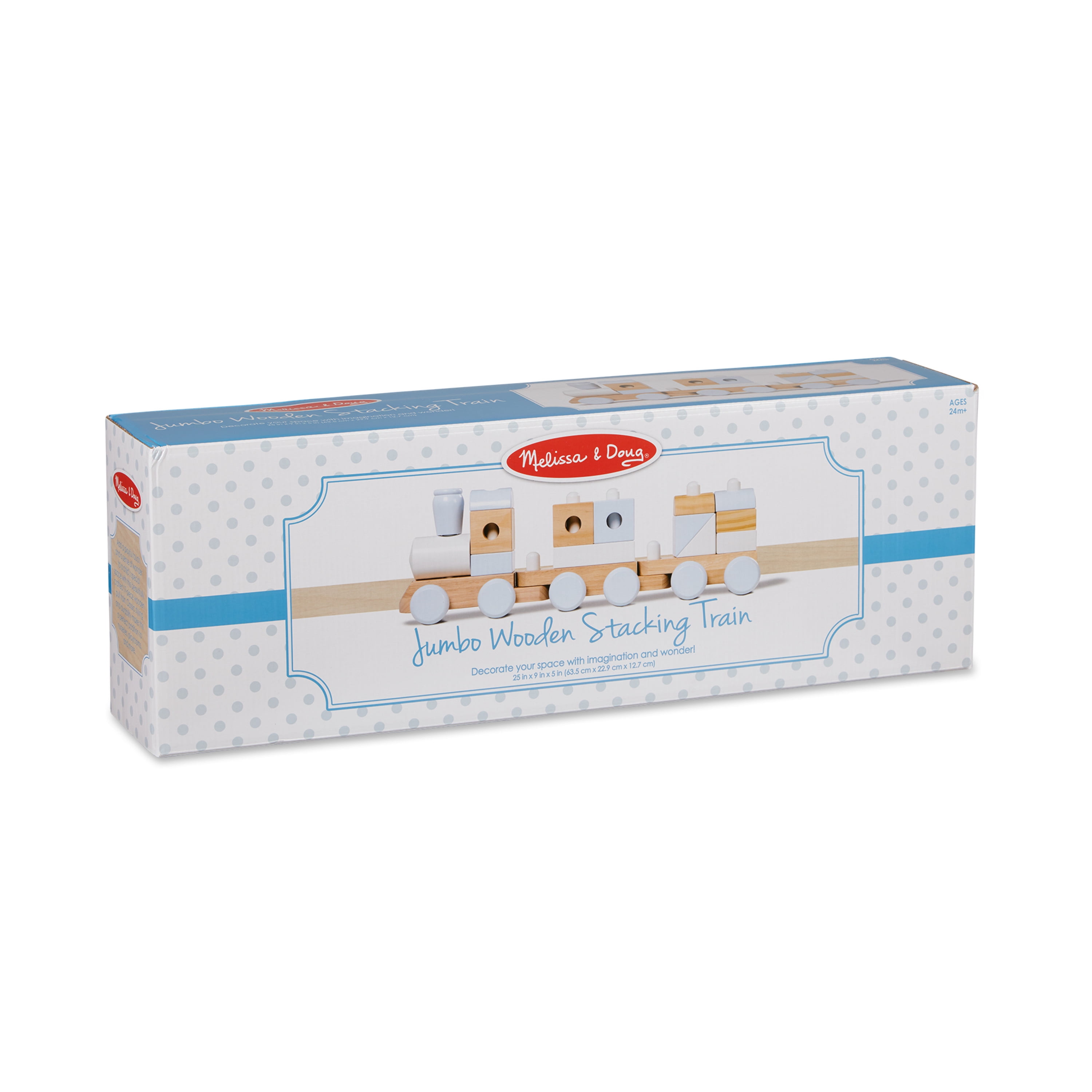 Melissa and doug cheap jumbo stacking train