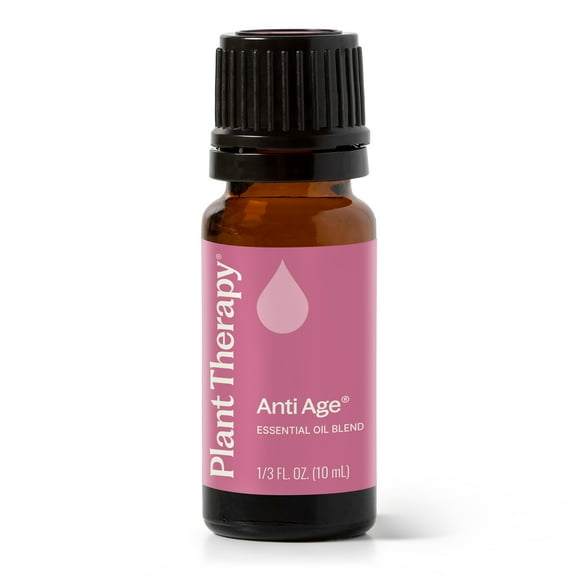 Plant Therapy Anti Age Essential Oil Blend 10 mL (1/3 oz) 100% Pure, Undiluted, Therapeutic Grade