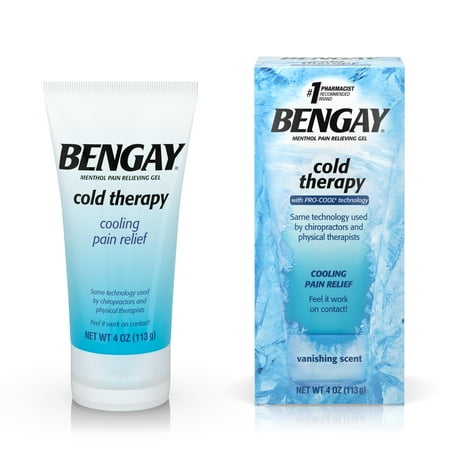 Bengay Cold Therapy Pain Relief Gel with Pro-Cool Technology, 4 oz