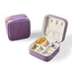 thumbnail image 1 of Caja de joyería portátil simple, mini caja de almacenamiento de joyas, caja de embalaje de joyería de anillo pequeño de viaje, 1 of 6