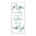 thumbnail image 1 of Stupell Industries Candles Music Bubbles Bliss Bathroom Relaxation Blue Plants, 7 x 17, Designed by Kim Allen, 1 of 1