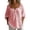 Pink, variant on Dresses for Women Short Sleeve Shirts Cowl Neck Boho Tops Loose Fit Shirts Business Dressy Casual 2026, S