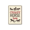 thumbnail image 2 of Crazy Horse Lady Novelty Decor, Metal Wall Sign - 10x14 Inches, 2 of 4