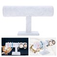 thumbnail image 1 of Jewelry T-Bar Stand, PU Jewelry Stand, T-Bar Design  PVC For Watches Bracelets Necklaces, 1 of 8