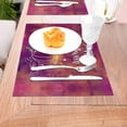 thumbnail image 5 of XMXT Woven Placemats Set of 6, Halloween Decoration Pumpkin Illustration Stain Resistant Table Runner Anti-Skid Place Mats for Dining Table, 12 x 18 inches, 5 of 6