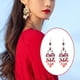 thumbnail image 3 of Guardurnaity 2 piezas de pendientes bohemios de compromiso de boda para niñas, pendientes de diamantes de imitación huecos, decoración de Ropa, zapatos y accesorios Miscelánea, 3 of 6