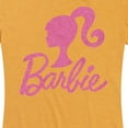 thumbnail image 3 of Barbie - Logo Pink Glitter - Women's Short Sleeve Graphic T-Shirt, 3 of 4