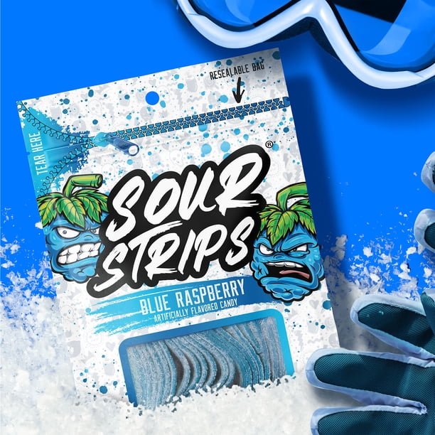 スリリング ソラトビ ブルー SORATOBI BLUE 7本セット Sour Strips Candy for Office Breakroom Treats - Walmart Business