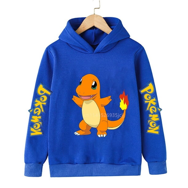 Disfraz de Pokémon para niño y niña, sudadera con capucha para cosplay de Charizard, novedad, Primavera qym unisex