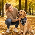 thumbnail image 6 of 4 Patterns Halloween Dog Bandana Single Pack Pet Bib,Colorful Triangle Scarf Double Sided Large Size Pet Bandana for Medium Large Dogs Cats,Halloween Party Costume Decor Fall Decor, 6 of 7