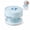 Blue, variant on 3-In-1 Retainer Case with Mirror & Cleaning Brush, Portable Retainer Storage Box with Cleaning Basket, Travel Organizer Container for Aligners, Dentures & Daily Care