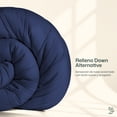 thumbnail image 2 of Edredón Acolchado Dreamlab azul marino King sobredimensionado, 2 of 8