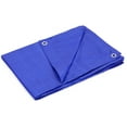 thumbnail image 2 of 10 x 15 Ft. All-Purpose Protection/Coverage 5-mil Poly Tarp, Waterproof, Blue, TRA-1015, 2 of 3