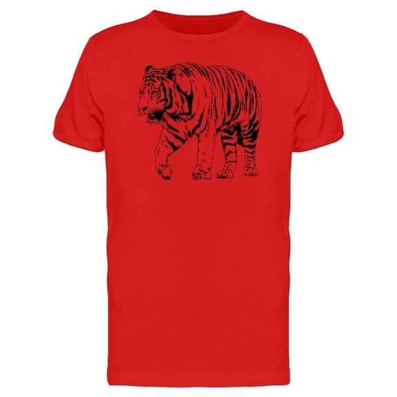 Big Amazing Tiger Sketch Tee Men's -Image by Shutterstock