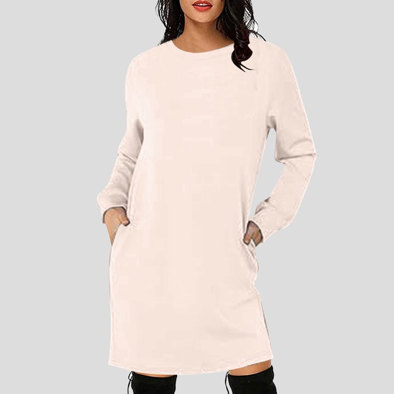 yocbz Cocktail Dresses for Women Womens Long Long Sleeve Mini Dress Casual Slim Fit Fall Knit Dresses Beige,Size for S - Walmart.com yocbz Cocktail Dresses for Women Womens Long Long Sleeve Mini Dress Casual Slim Fit Fall Knit Dresses Beige,Size for S - Walmart.com