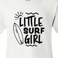 thumbnail image 4 of Inktastic Little Surf Girl with Surfboard Youth T-Shirt, 4 of 5