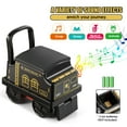 thumbnail image 4 of JOYLDIAS Train Carriage for Ride on Train with Songs, Stories, Storage and Handle, Black, 4 of 7