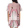 thumbnail image 4 of Womens Pajama Sets With Pocket, High Heel Shoes Butterfly Lounge Sets Short Sleeve Sleepwear PJ Sets for Women, 4 of 6