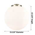 thumbnail image 3 of Innovations Lighting  Beacon - 1 Light 16" Pendant Clear/Brushed Brass, 3 of 5