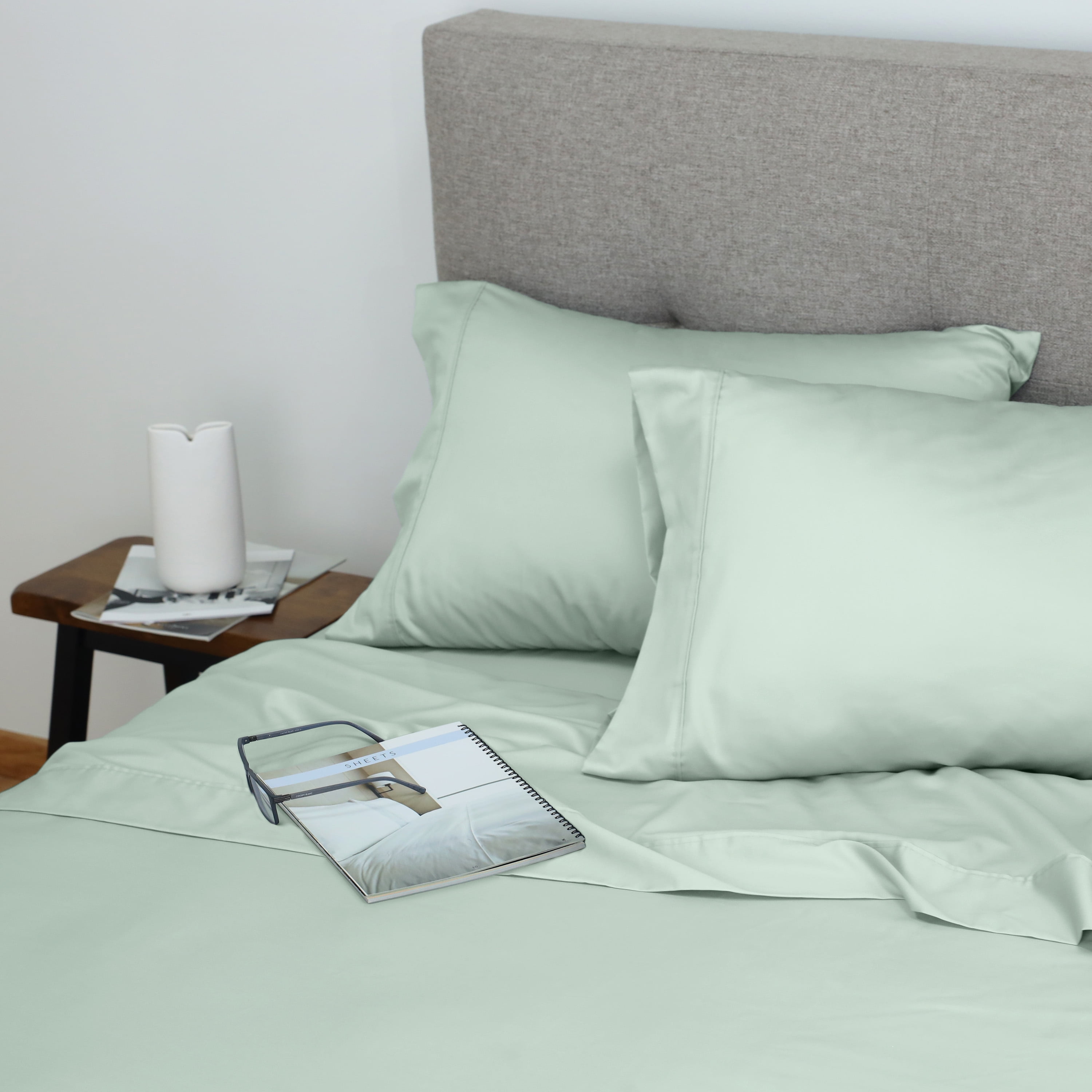 Martex Restore Cooling Bed Sheet Set, Queen, Sage