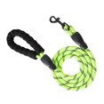 thumbnail image 1 of Cuerda de tracción reflectante para mascotas, cadena multicolor para perros pequeños y medianos, mango de esponja, productos para mascotas, 120/150/200/300 cm, 1 of 5