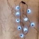 thumbnail image 2 of Juego de 2 collares con iluminación de globo ocular, collar de globo ocular de Halloween morado, collar de globo ocular de Halloween con luz intermitente de 3 modos, cadena de luces de globo ocular, 2 of 5