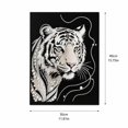 thumbnail image 4 of Black Background Pearl Diamond Painting Kit for Adults, DIY Special Shape Pearl Gem Art Kit, Peacock Dragon Tiger Deer Angel Wing Jellyfish Pattern, Rhinestone Canvas Wall Decor Craft Gift, 4 of 9