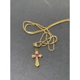 thumbnail image 5 of Korea Gold 24K Necklace Gold Plating Cross Necklace For Girls Jewelry Gift Religion, 5 of 5