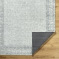 thumbnail image 4 of Mark&Day Washable Rugs, 3x12 Lashauna Cottage Blue/Medium Gray Runner Area Rug, Off-White Blue Pale Blue Carpet for Hallway, Kitchen, Bedroom or Living Room (2'7" x 12' Runner, Machine Washable), 4 of 7