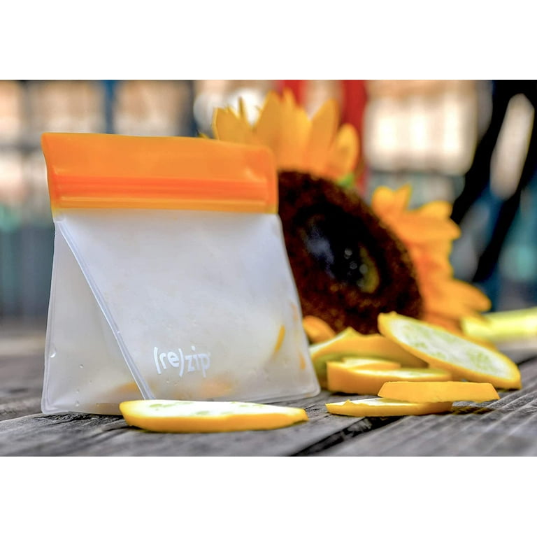 re)zip Reusable Leak-proof Food Storage Snack Stand-up Bag - 1-cup