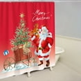 thumbnail image 4 of kladzum Christmas Shower Curtain 71x71 Inches, Decorative Print Shower Curtains Waterproof Polyester Durable Shower Curtain Liner for Bathroom, Shower Room, Holiday Decor, 4 of 5