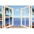 thumbnail image 2 of Romanello, Diane 14x11 White Modern Wood Framed Museum Art Print Titled - Day Dreams Window, 2 of 4