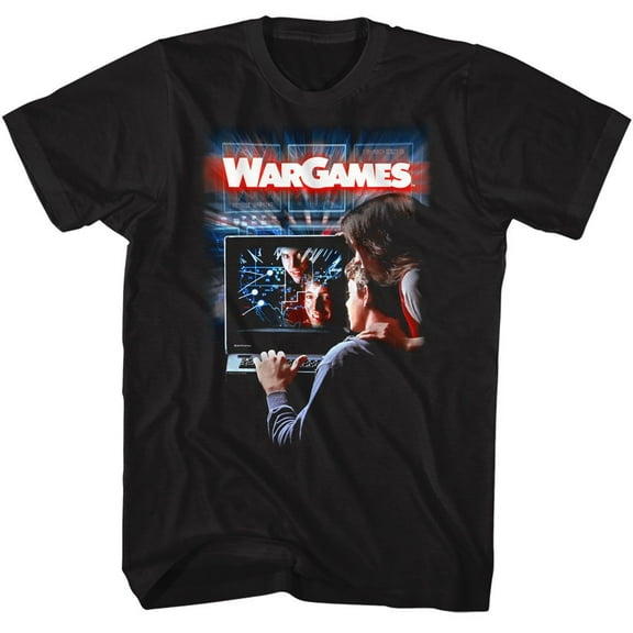 WarGames Cover Black Adult T-Shirt S