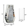 thumbnail image 2 of SHYFOY Glam Mirrored Vase with Crushed Diamond Accents – Modern Luxury Decorative Centerpiece, 2 of 8