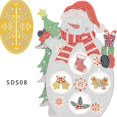 thumbnail image 3 of 5 Uds. Adorno Escritorio Navidad Cristal Con 5D Hecho A Mano (SDS08), 3 of 4