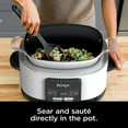 thumbnail image 3 of Ninja Foodi Possible 8-in-1 8.5 Qt Programmable Multi-Cooker w/ Triple Fusion Heat Technology, MC1000WMWH White, 3 of 13