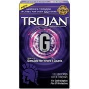 Trojan G. Spot Premium Lubricated Condoms - 10 count