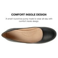 Journee Collection Womens Saar Wide Width Comfort Insole Round Toe